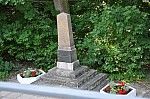 Buczyniec. Pomnik powicony budowniczemu Kanau Elblskiego - G. J. Steenke.
