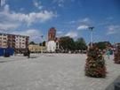 Lbork. Rynek centralny Plac Pokoju.