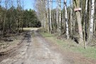 Bukowa. Na skrzyowaniu (18 km) kontynuujemy len drog poarow nr 67. 02.04.2016