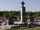 Grabno. Na cmentarzu kwatera wojskowa z 1939 r. 24.05.2014