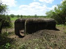 Strosko. Oczyszczony z otaczajcych go zaroli schron bojowy nr 28. 27.05.2017