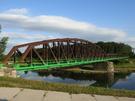 Otmuchw. Minlimy stary most kolejowy na Nysie Kodzkiej, aktualnie w trakcie adaptacji na kadk rowerow...