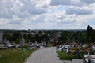 Wracając przez cmentarz do autobusu podziwialiśmy panoramę prawie całej Sokółki.