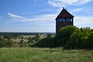 Santok. Zatrzymalimy si na chwil przy baszcie, dawnej wiey widokowej z 1936 roku...