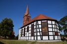 Mostki. Koci dawniej ewangelicki obecnie rzymskokatolicki pw. MB Czstochowskiej, budowl o konstrukcji szachulcowo-murowanej, wzniesiono okoo 1832 r. 
