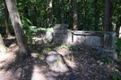 Łagów. Po drugiej stronie Sokolej Góry znajdował się stary cmentarz ewangelicki.