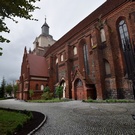 Mieszkowice. Wczesnogotycki kościół pw. Przemienienia Pańskiego.