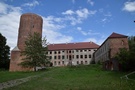 Swobnica. Wzniesiony po 1377 roku zamek.