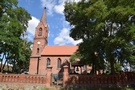 Gazw. We wsi znajduje si zbudowany w 1892 r. neogotycki ceglany koci pw. Dobrego Pasterza...