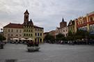 Trójkątny rynek w Brodnicy.