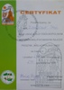 Certyfikat 2003 Zdzisawa Stecia