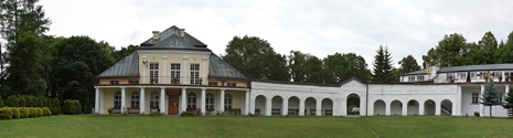 Krasnobrd. Sanatorium Dziecice, dawny zesp paacowy Leszczyskich.